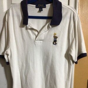 Polo Ralph Lauren white medium 10/12 boys polo shirt